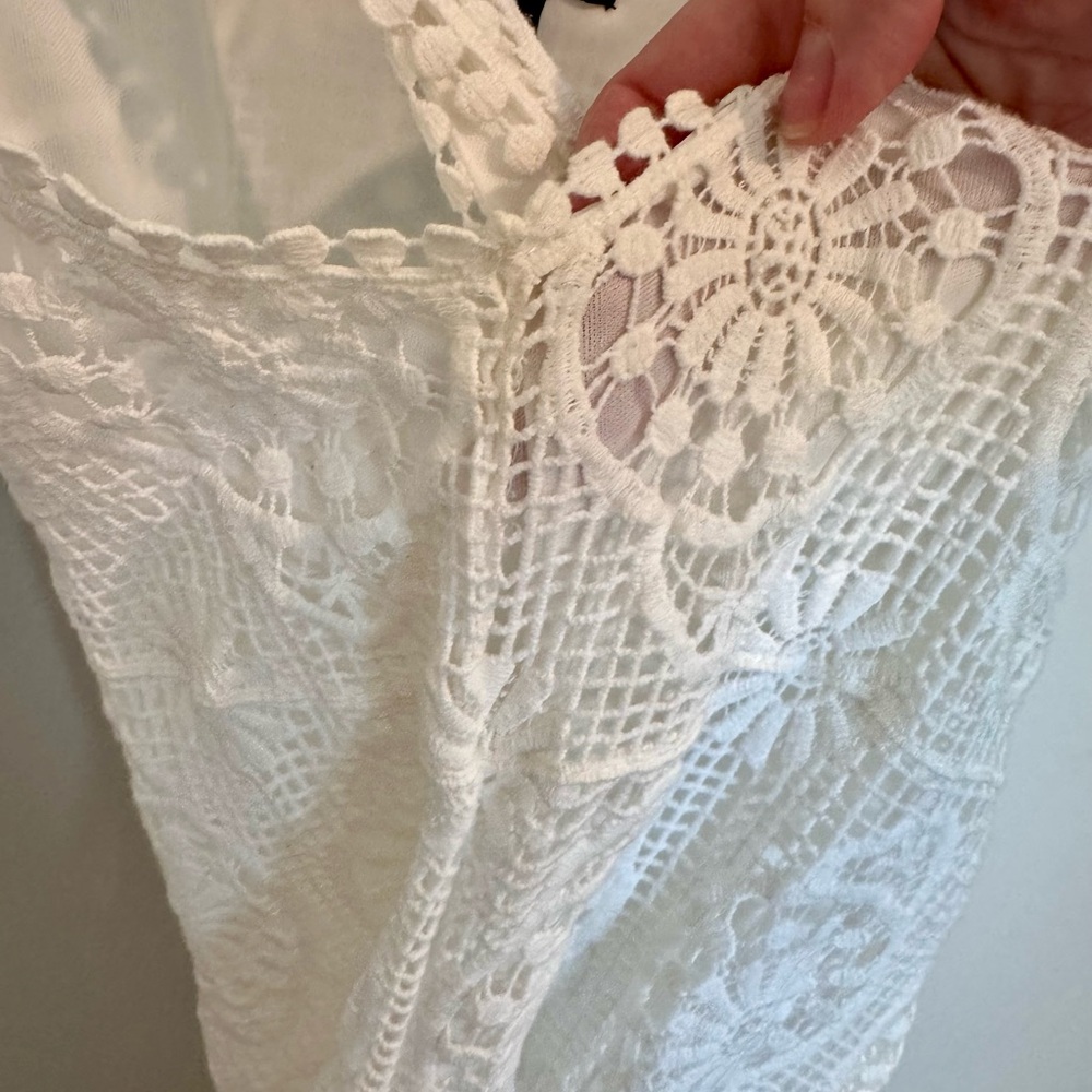 Karen Kane White Lace Midi Dress - Picture 6 of 6